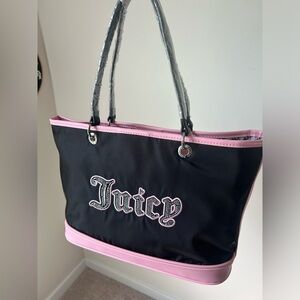 Viral Juicy Couture UK Black & Pink Totebag
